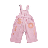 Corduroy Soll Overalls - Pink Comfy Collection 02 soll. the label