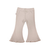 Stretch Cotton Flares - Beige