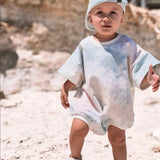 Kids French Terry Romper - Tie Dye Summer 24 soll. the label