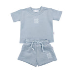 Kids French Terry Set - Blue summer 01 collection soll. the label