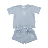 Kids French Terry Set - Blue summer 01 collection soll. the label