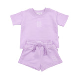 Kids French Terry Set - Lilac summer 01 collection soll. the label
