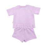 Kids French Terry Set - Lilac summer 01 collection soll. the label