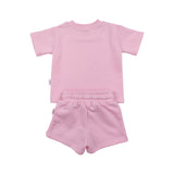 Kids French Terry Set - Pink summer 01 collection soll. the label