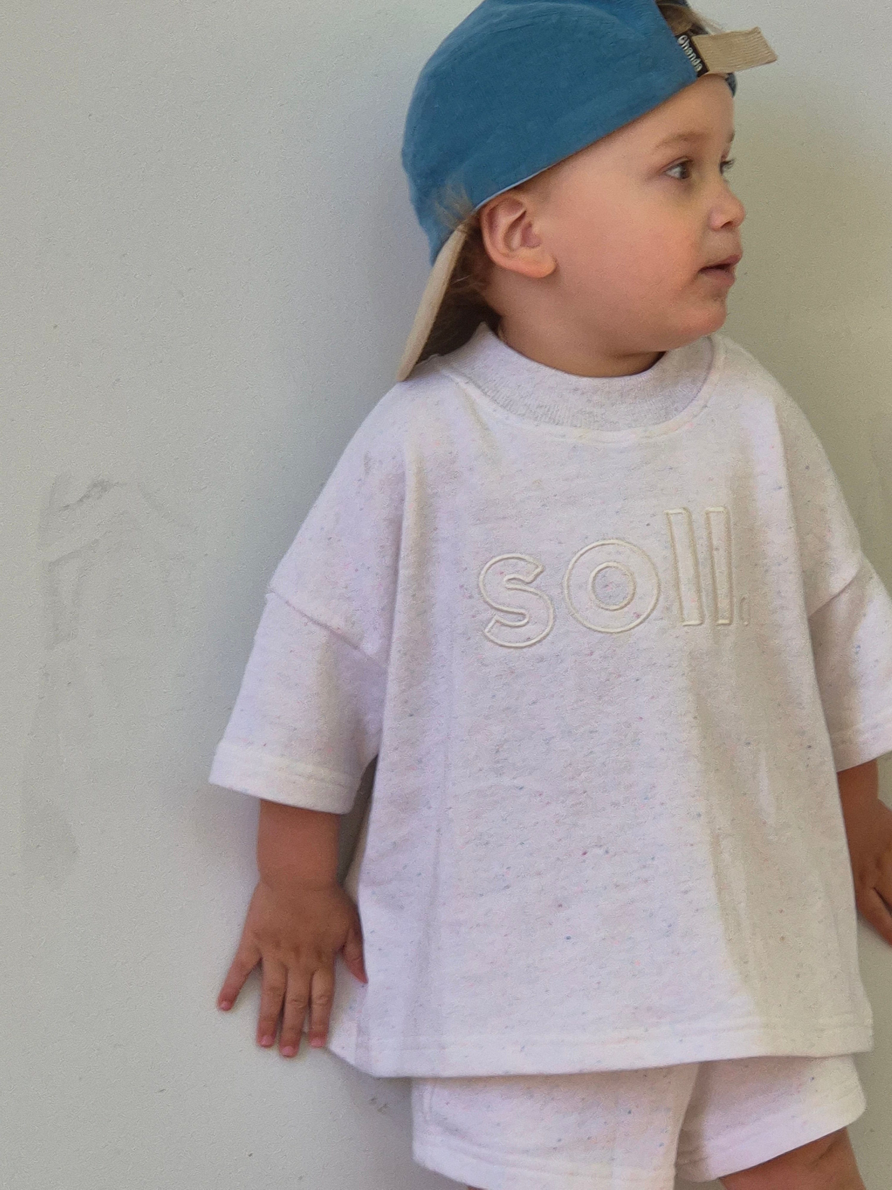 Kids French Terry Set - Speckle Summer 24 soll. the label