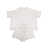 Kids French Terry Set - Speckle Summer 24 soll. the label