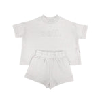 Kids French Terry Set - Speckle Summer 24 soll. the label