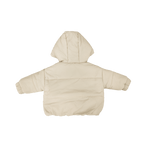 Kids Hooded Puffer Jacket - Beige Comfy Collection 01 soll. the label