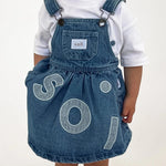 Kids Soll Denim Pinafore denim soll. the label
