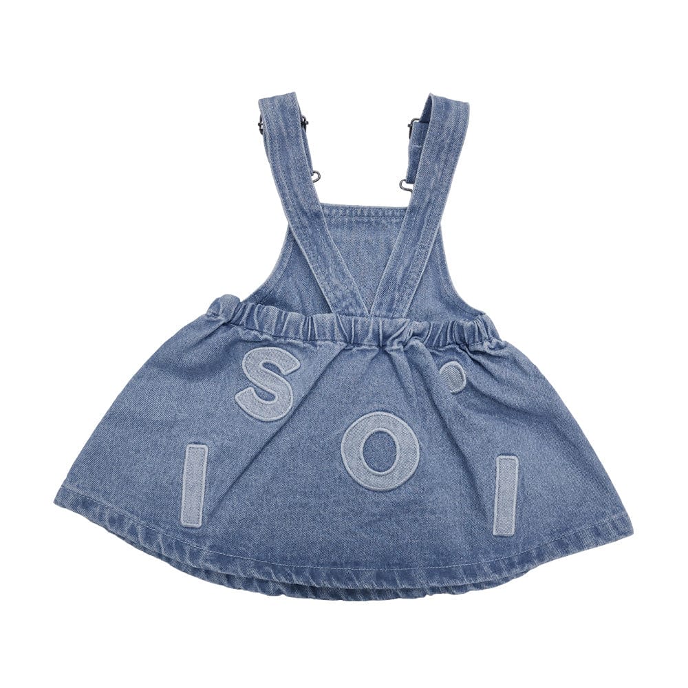 Kids Soll Denim Pinafore denim soll. the label