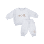 Kids Soll Fleece Set - Grey/Beige Comfy Collection 01 soll. the label