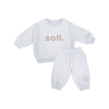 Kids Soll Fleece Set - Grey/Beige Comfy Collection 01 soll. the label