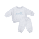 Kids Soll Fleece Set - Grey/Blue Comfy Collection 01 soll. the label
