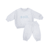 Kids Soll Fleece Set - Grey/Blue Comfy Collection 01 soll. the label