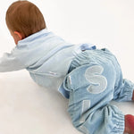 Kids Stretch Cotton Long Sleeve - Blue Comfy Collection 02 soll. the label