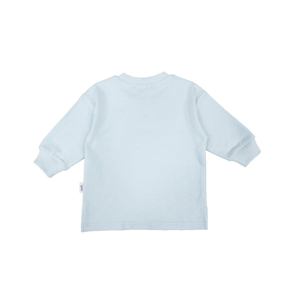 Kids Stretch Cotton Long Sleeve - Blue Comfy Collection 02 soll. the label