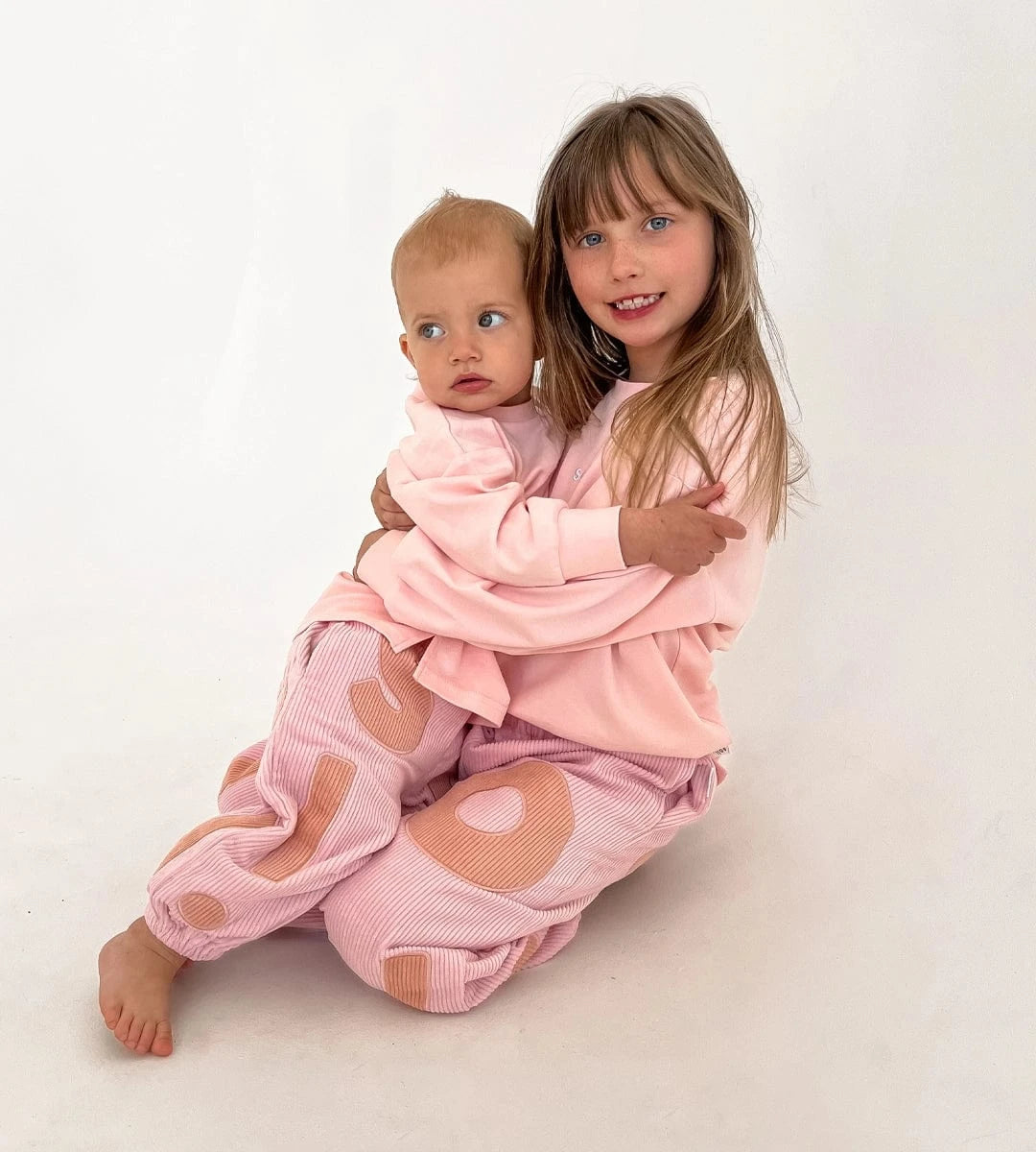 Kids Stretch Cotton Long Sleeve - Pink Comfy Collection 02 soll. the label
