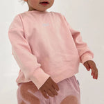 Kids Stretch Cotton Long Sleeve - Pink Comfy Collection 02 soll. the label
