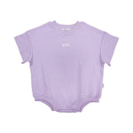 Kids Stretch Cotton Romper - Lilac Summer 24 soll. the label