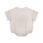 Kids Stretch Cotton Romper - Oat Summer 24 soll. the label