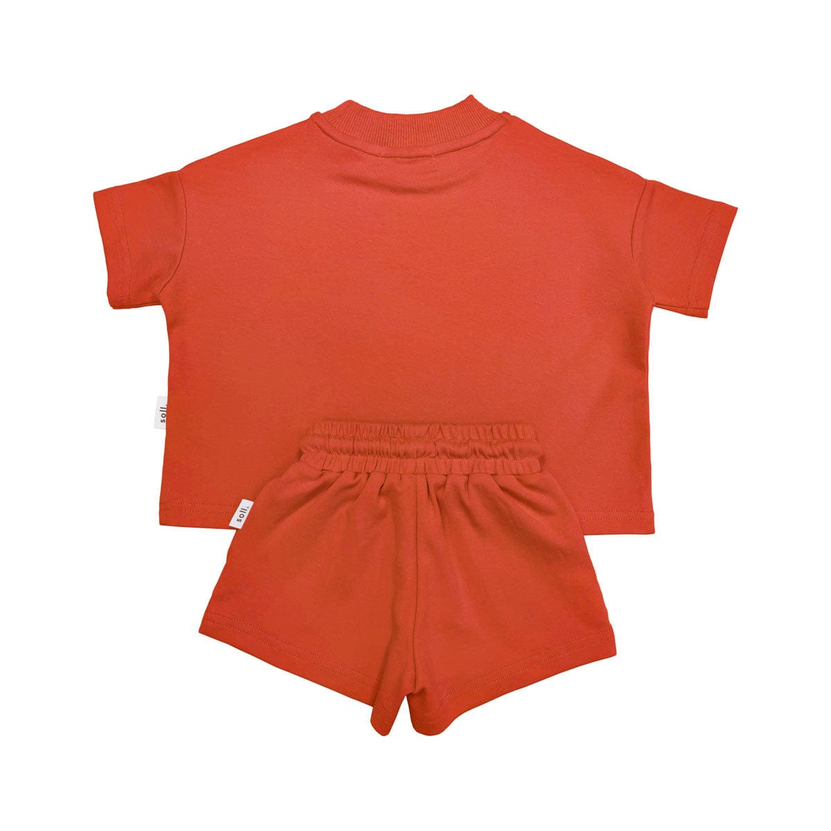 Kids Stretch Cotton Set - Coral Summer 24 soll. the label