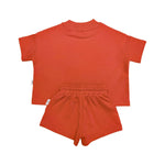 Kids Stretch Cotton Set - Coral Summer 24 soll. the label