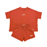 Kids Stretch Cotton Set - Coral Summer 24 soll. the label