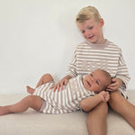 Kids Stretch Cotton Stripe Set - Oat Summer 24 soll. the label
