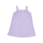 Kids Terry Towel Dress - Lilac summer 02 collection soll. the label