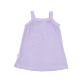 Kids Terry Towel Dress - Lilac summer 02 collection soll. the label
