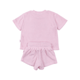 Kids Terry Towel Set - Pink summer 02 collection soll. the label