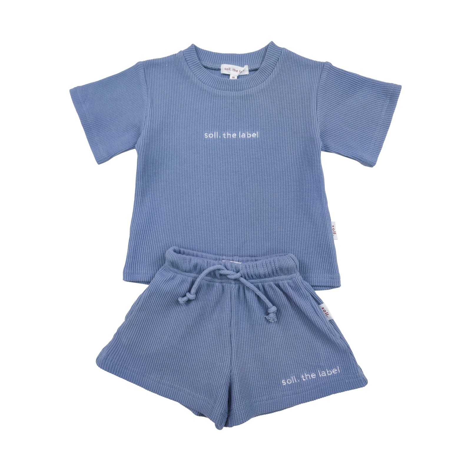 Kids Waffle Set - Blue summer 01 collection soll. the label