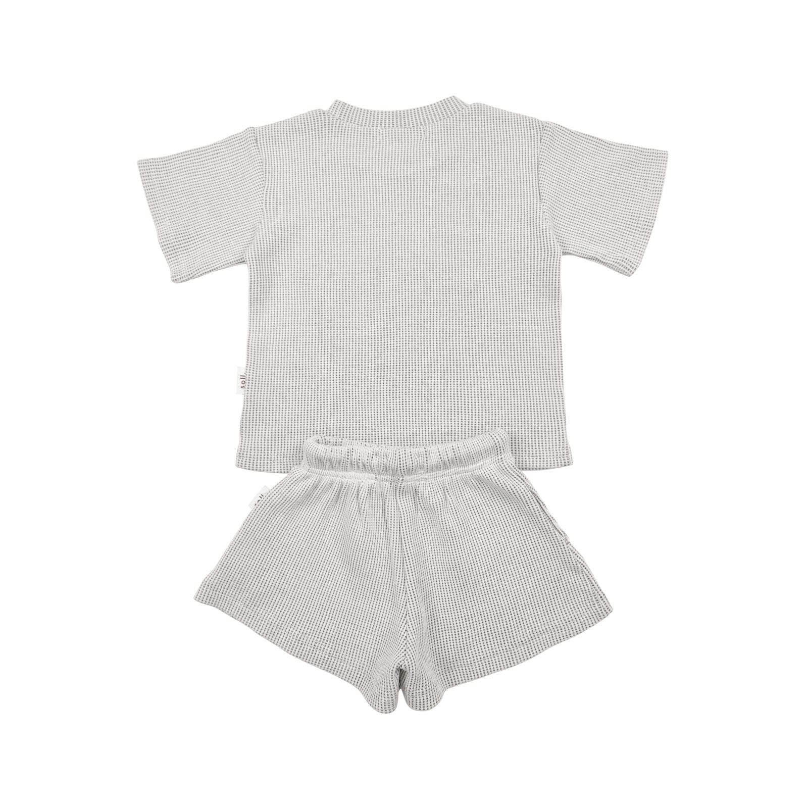 Kids Waffle Set - Grey Summer 24 soll. the label