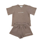 Kids Waffle Set - Latte Summer 24 soll. the label