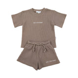 Kids Waffle Set - Latte Summer 24 soll. the label