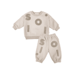 Kids Wooley Fleece Set - Beige Comfy Collection 01 soll. the label