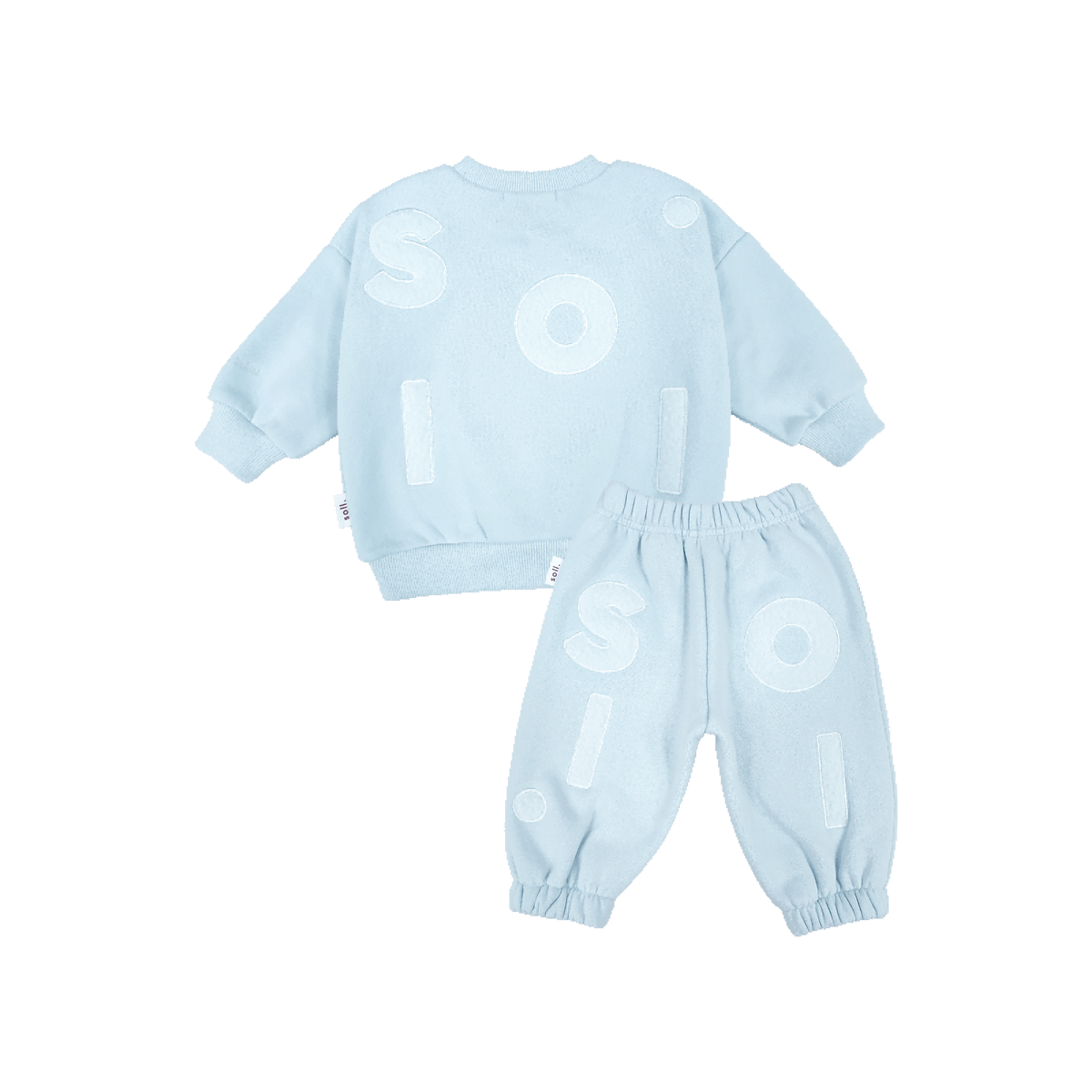 Kids Wooley Fleece Set - Blue Comfy Collection 01 soll. the label