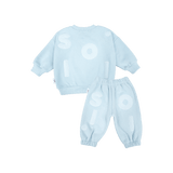 Kids Wooley Fleece Set - Blue Comfy Collection 01 soll. the label