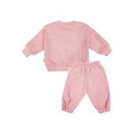 Kids Wooley Fleece Set - Pink Comfy Collection 01 soll. the label