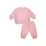Kids Wooley Fleece Set - Pink Comfy Collection 01 soll. the label