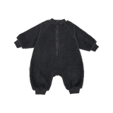 Kids Wooley Onesie - Charcoal Comfy Collection 01 soll. the label