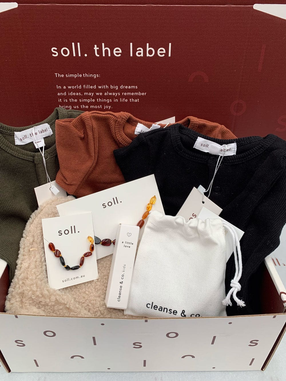 Newborn Unisex Mystery Bundle bundle soll. the label