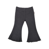 Ribbed Flares - Charcoal Comfy Collection 02 soll. the label