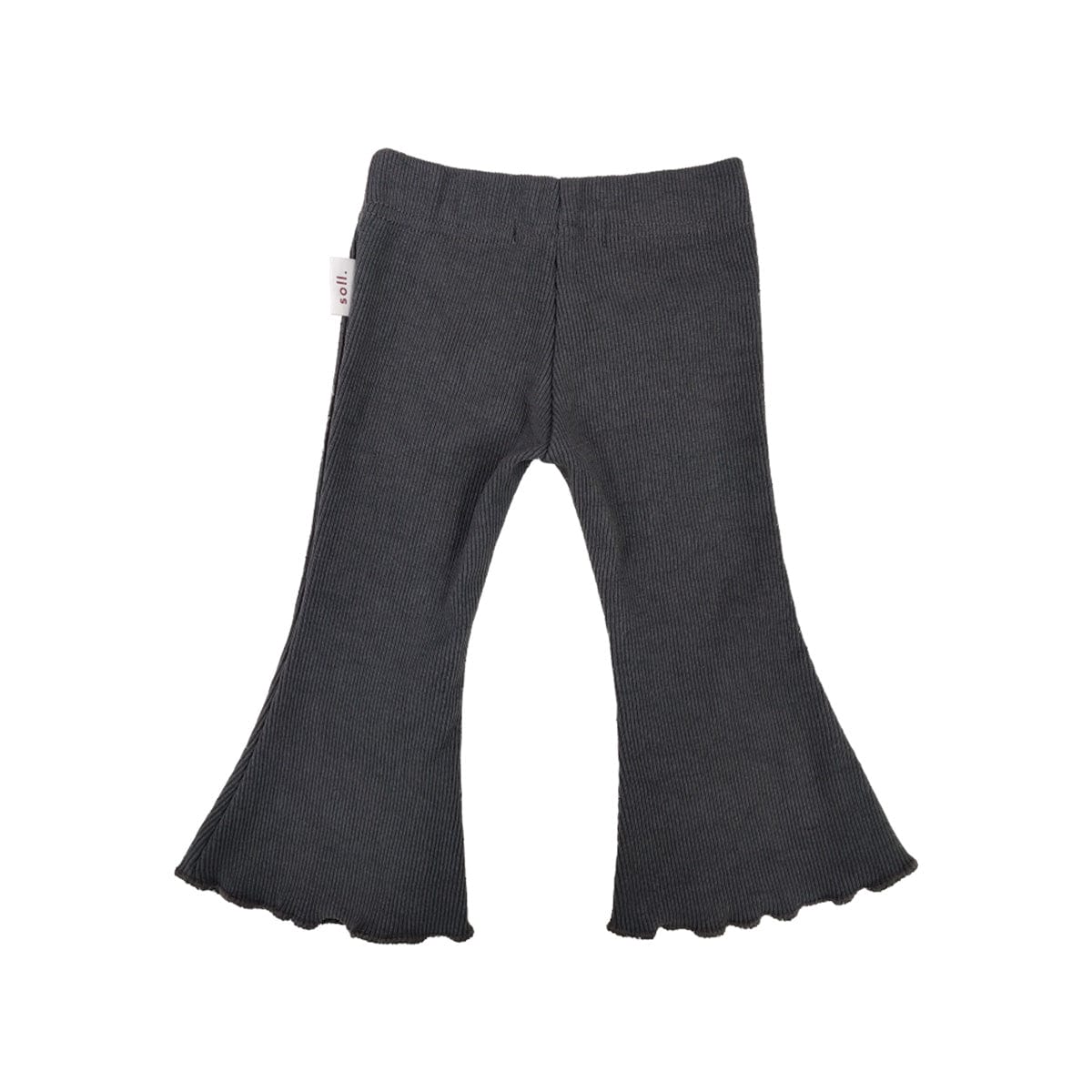 Ribbed Flares - Charcoal Comfy Collection 02 soll. the label