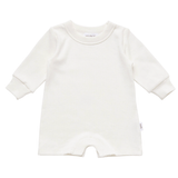 Ribbed Long Sleeve Romper - Cream Ribbed Range Soll the Label