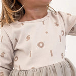 Ribbed Long Sleeve Tutu - Beige Comfy Collection 02 soll. the label