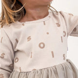 Ribbed Long Sleeve Tutu - Beige Comfy Collection 02 soll. the label