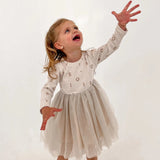 Ribbed Long Sleeve Tutu - Beige Comfy Collection 02 soll. the label