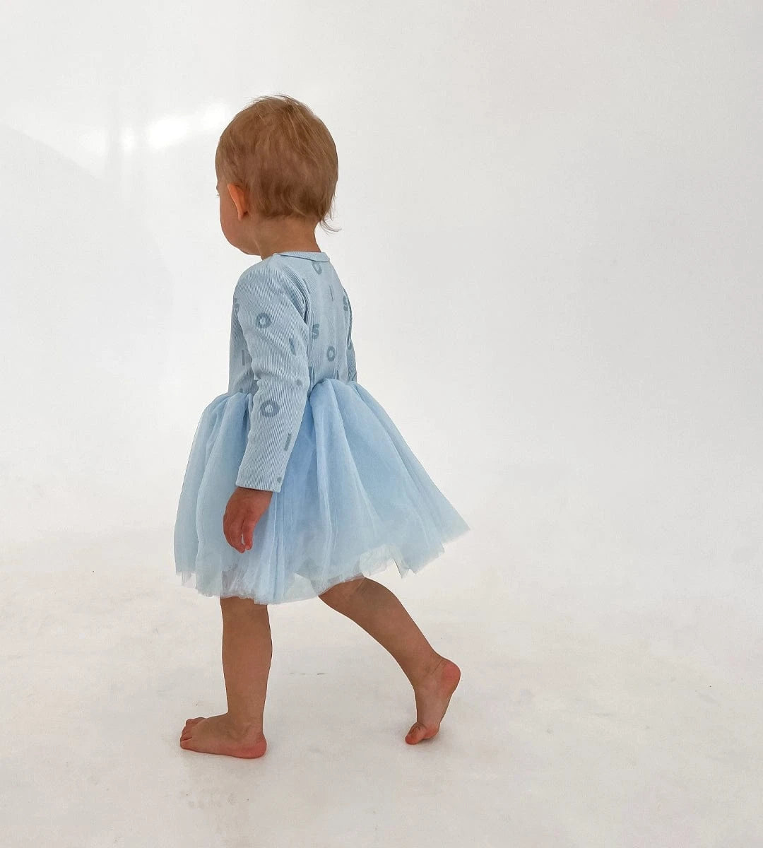 Ribbed Long Sleeve Tutu - Blue Comfy Collection 02 soll. the label