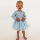 Ribbed Long Sleeve Tutu - Blue Comfy Collection 02 soll. the label
